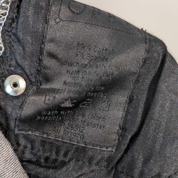 Obey Propoganda "Fight Stretch Straight Leg" Black Jeans - Picture 3 of 7